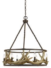 CAL Lighting FX-3618-6 - 60W X 6 Antler Chandelier