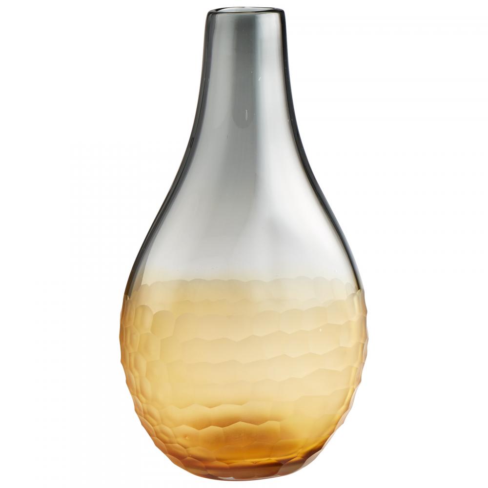 Liliana Vase Amber And Smoked - Large
