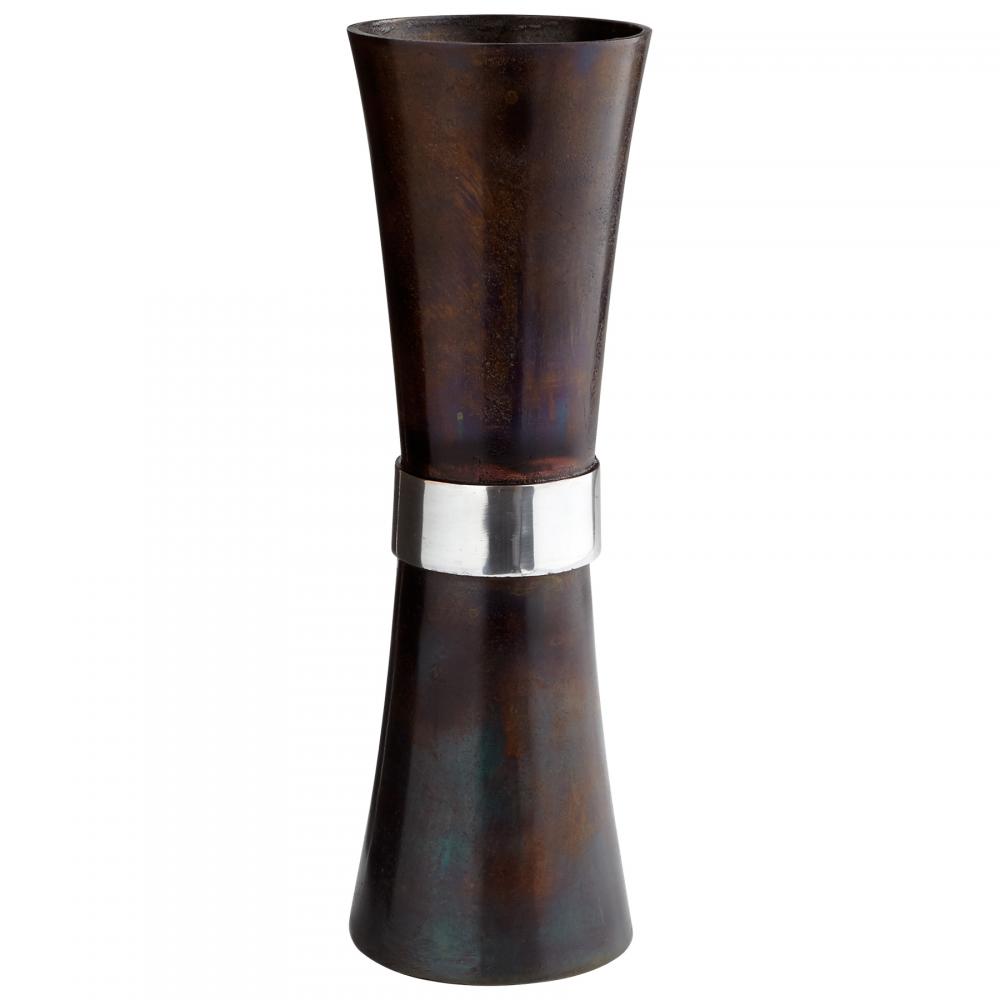 Catalina Vase Bronze And Blue - Large