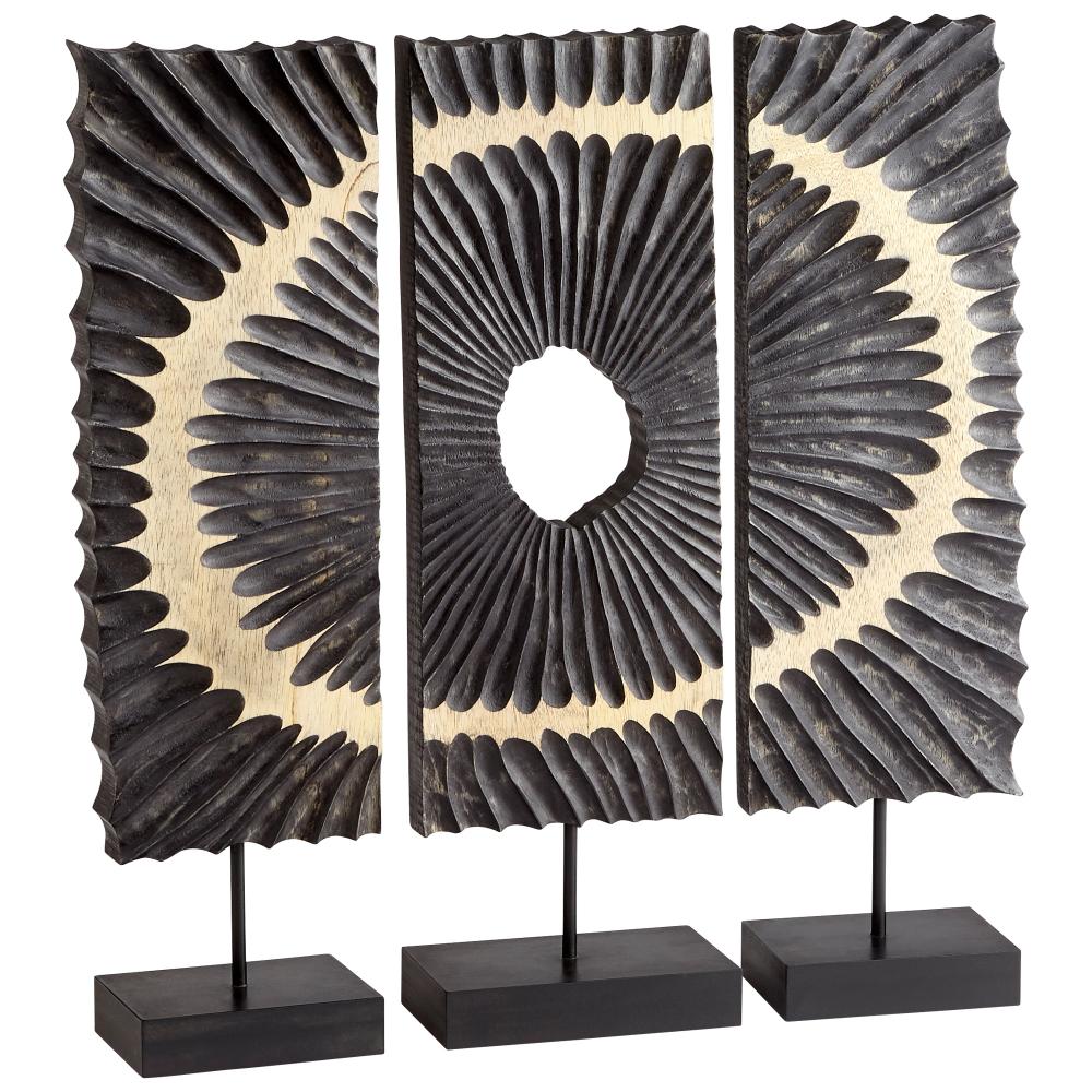 Ruffle Sculpture Black