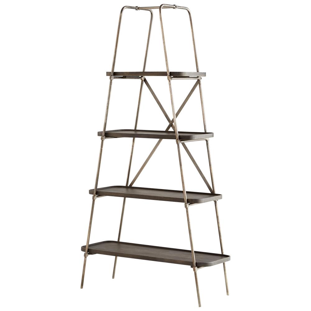 Fortress Etagere Raw Iron And Grey