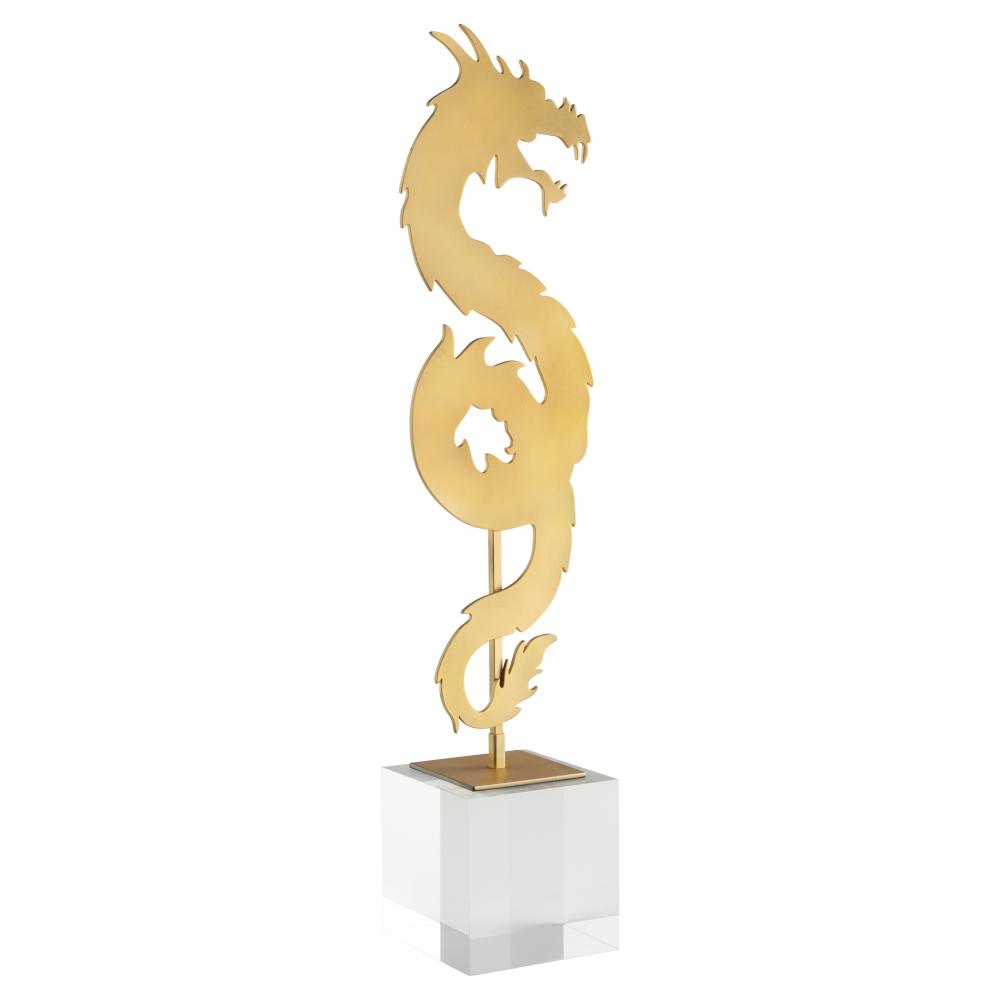 Haku Dragon Designed by J Kent Martin Gold - Tall