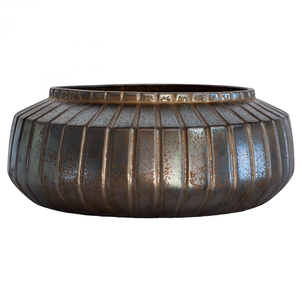 Ribbed Sweater Bowl Designed by Thom Filicia Crystal Bronze