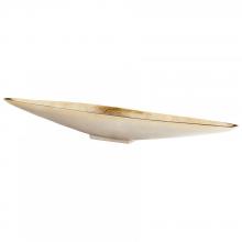 Cyan Designs 08935 - Venezia Tray Rough Nickel And Gold - Medium