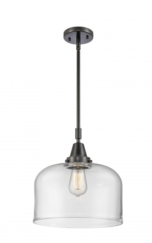 Bell - 1 Light - 12 inch - Matte Black - Mini Pendant