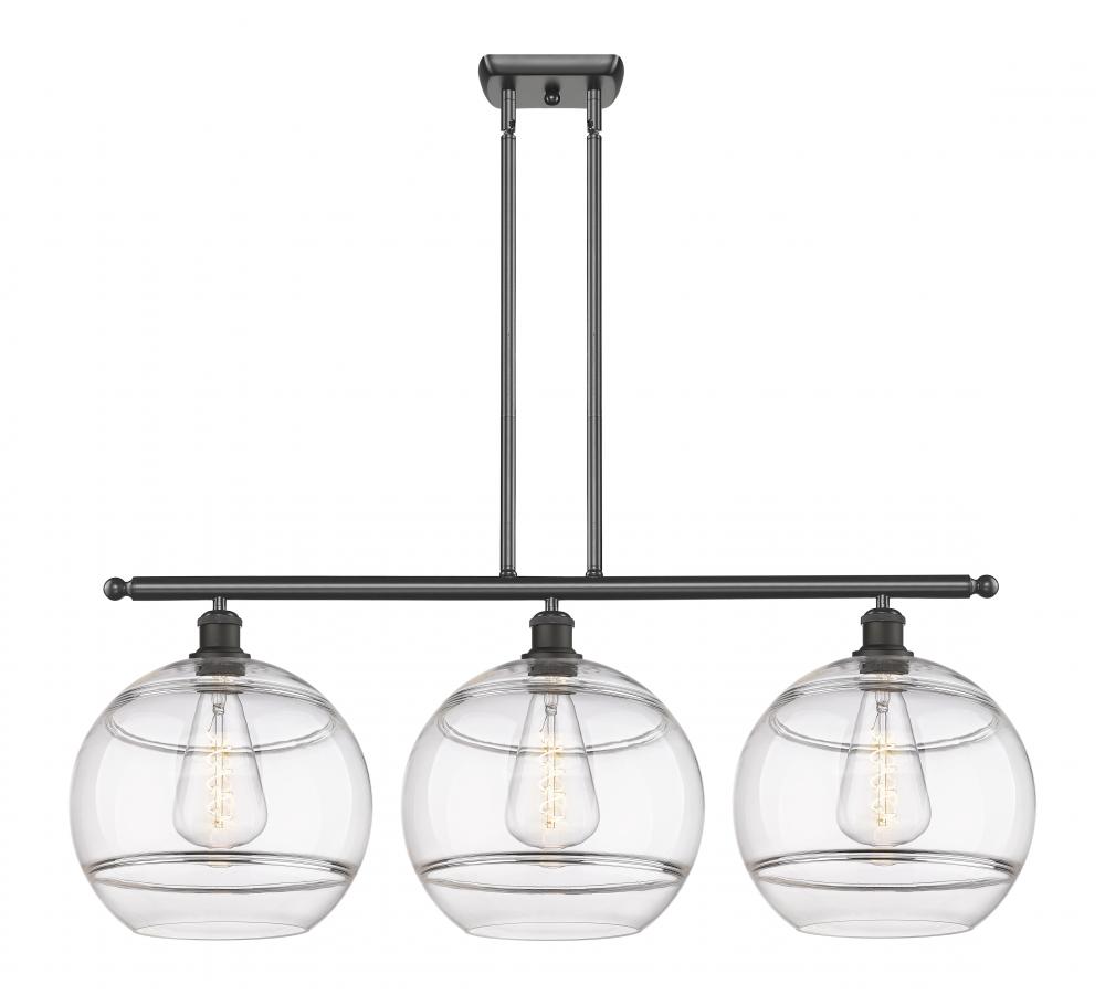 Rochester - 3 Light - 39 inch - Oil Rubbed Bronze - Cord hung - Island Light