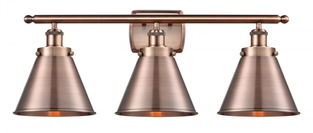 Appalachian - 3 Light - 26 inch - Antique Copper - Bath Vanity Light