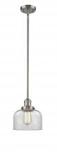 Innovations Lighting 201S-SN-G72-LED - Bell - 1 Light - 8 inch - Brushed Satin Nickel - Stem Hung - Mini Pendant