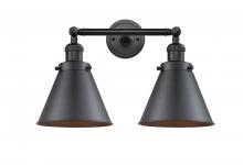 Innovations Lighting 208-BK-M13-BK - Appalachian - 2 Light - 18 inch - Matte Black - Bath Vanity Light