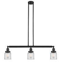 Innovations Lighting 213-OB-G52-LED - Bell - 3 Light - 38 inch - Oil Rubbed Bronze - Stem Hung - Adjustable Island Light