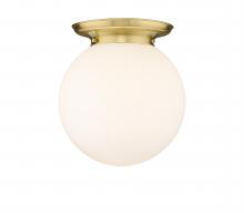 Innovations Lighting 221-1F-SG-G201-14 - Beacon - 1 Light - 14 inch - Satin Gold - Flush Mount