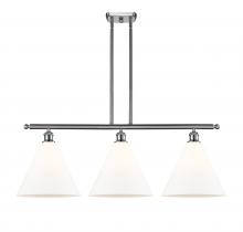 Innovations Lighting 516-3I-SN-GBC-121 - Berkshire - 3 Light - 39 inch - Brushed Satin Nickel - Cord hung - Island Light