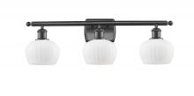 Innovations Lighting 516-3W-OB-G91 - Fenton - 3 Light - 27 inch - Oil Rubbed Bronze - Bath Vanity Light