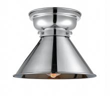 Innovations Lighting 623-1F-PC-M10-PC - Briarcliff - 1 Light - 10 inch - Polished Chrome - Flush Mount