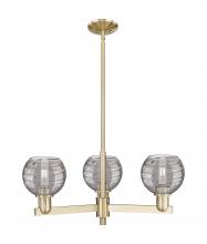 Innovations Lighting 716-3CR-CB-G1213-6SM - Athens Deco Swirl - 3 Light - 18 inch - Champagne Bronze - Flush Mount